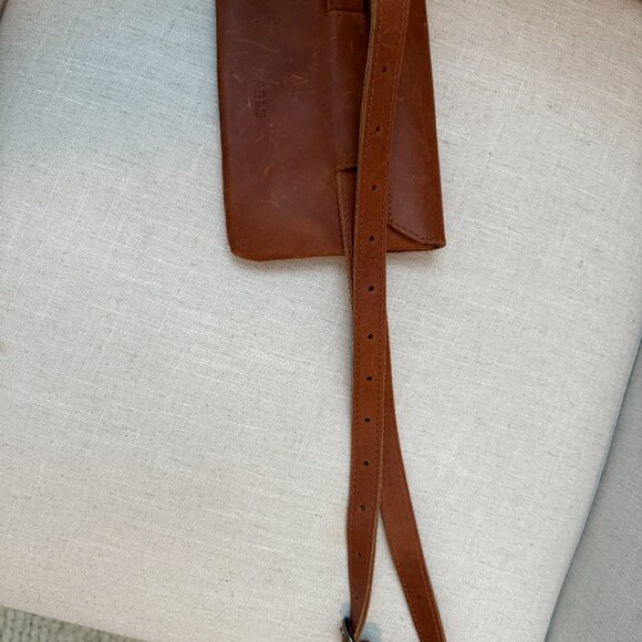 ABLE "Mare" Leather Belt Bag in Whiskey - Picture 3 of 8